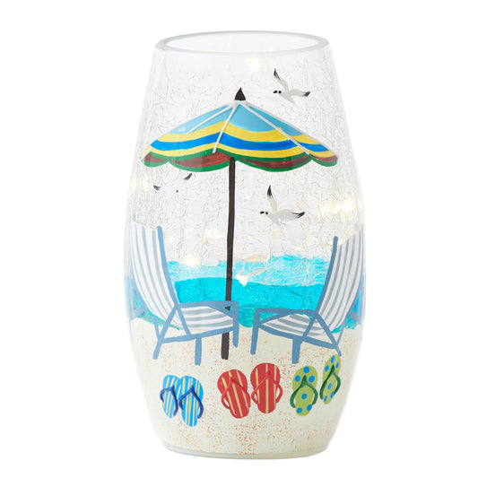 7.28in Surfside Luminaria LED Vase