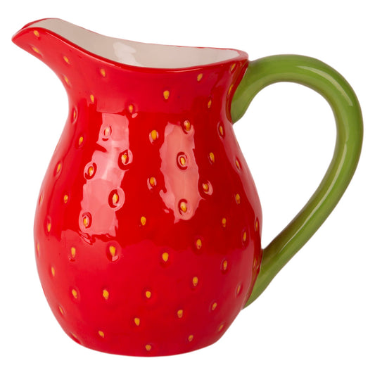 8in Strawberry Pitcher