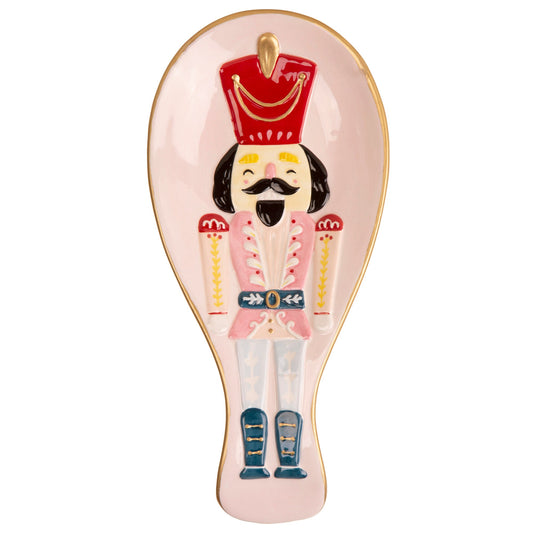 11 Inch Pink Nutcracker Spoon Rest